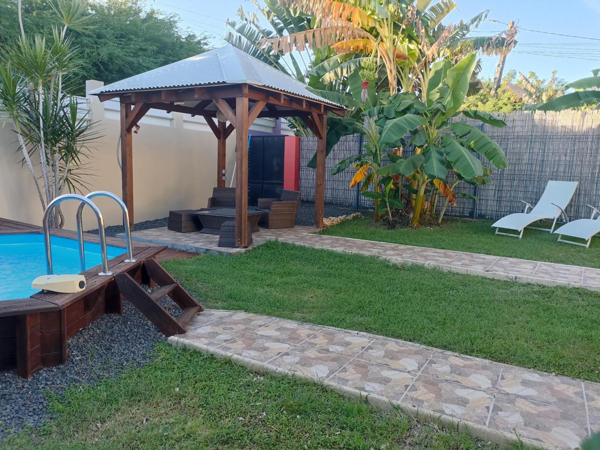 Gites Monoi 4 Personnes Avec Piscine Privee แซงต์-ฟรองซัวส์ ภายนอก รูปภาพ
