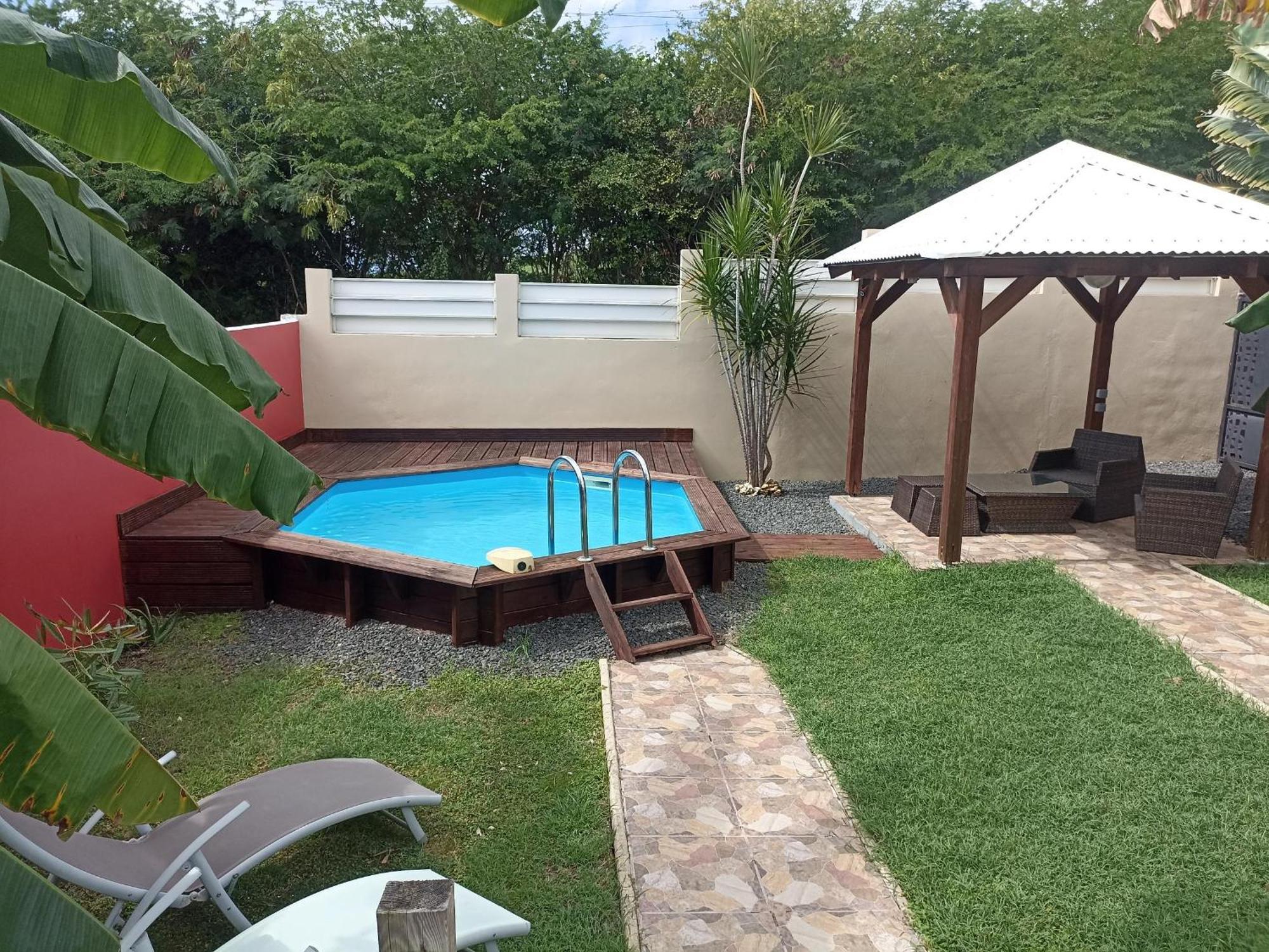 Gites Monoi 4 Personnes Avec Piscine Privee แซงต์-ฟรองซัวส์ ภายนอก รูปภาพ